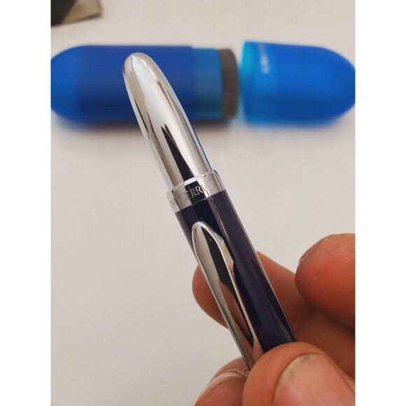 Nino Gerrutti Vintage Ballpoint Pen - Black and Silver - Nino Cerruti Ba… - Picture 8 of 10